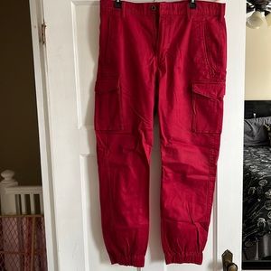Men’s Red Levi Cargo Pants